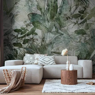Produktbild von Vlies Fototapete - Light Dew 250x175 cm Blätter b-C-0871-a-a