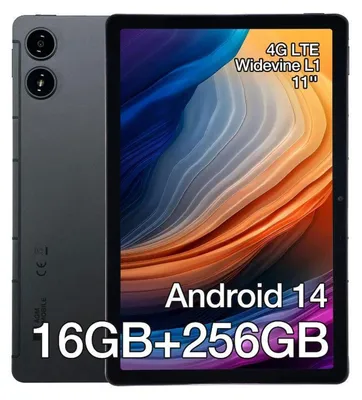 Produktbild von Beafon AGM PAD P2 Active, 27,8 cm (10.9"), 1200 x 1920 Pixel, 256 GB, 8 GB, Android 11, Grau