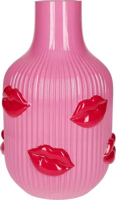 Zdjęcie produktu dla Gift Company Miłość Wazon Lippen rosa 25 cm