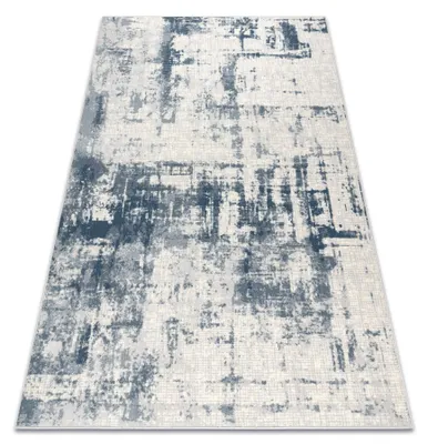 Image de Tapis en laine NAIN Rosette vintage 7005/51955 beige / bleu foncé bleu 120x170 cm
