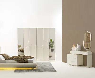 Immagine prodotto di Elegante set per camera da letto – armadio, toletta e specchio