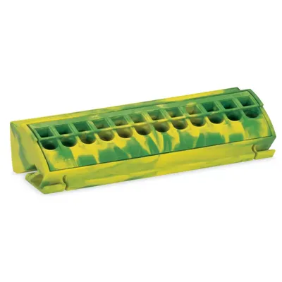 Produktbild von WAGO PE-Sammelschienenblock 812-100 4qmm grün/gelb AWG 16-12 Cage