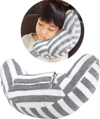 Produktbild von Gurtschoner Kinder, Auto Schlafkissen für Kinder, Gurtpolster Schlafkissen Nackenstütze Auto Gurtkissen Kann den Hals Schützen, Geeignet für Kinder, Erwachsene