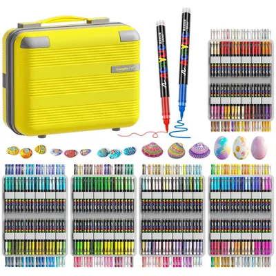 Produktbild von Omgoods – 360 Acrylfarbmarker für Kunst