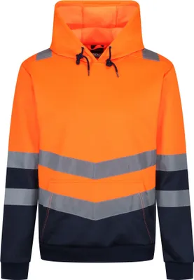 Productafbeelding van Regatta Professional - Herenhoodie met hoge zichtbaarheid, model RG6395 (maat M) (oranje)