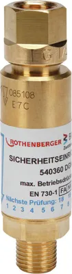 Image de ROTHENBERGER Clapet anti-retour pour manodétendeur, oxygène - 540360
