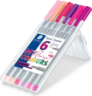 Zdjęcie produktu dla Cienkopisy 6 kolorów Triplus 0.3 mm Staedtler
