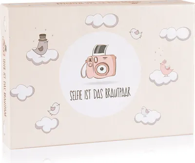 Produktbild von Selfie ist das Brautpaar XXL Hochzeitsspiel Kennenlernspiel 112  Karten