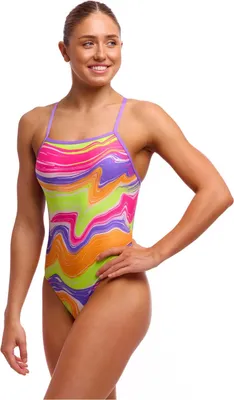 Produktbild von Funkita Colour Contour Badeanzug Damen zum Binden , Größe:42