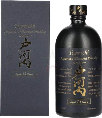Produktbild von Togouchi 15 Years Old Japanese Blended Whisky 43,8 % 0,70 Liter