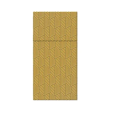 Produktbild von Bestecktaschen Serviettentaschen Servietten Papierservietten 16 Stück Golden