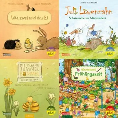 Produktbild von Maxi-Pixi-4er-Set 108: Frühlingszeit (4x1 Exemplar)