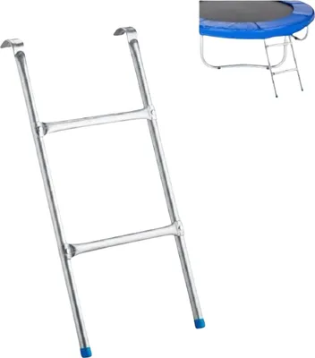 Produktbild von Trampolinleiter aus Stahl, 2 oder 3 Sprossen, für Kinder und die meisten Trampolinmodelle