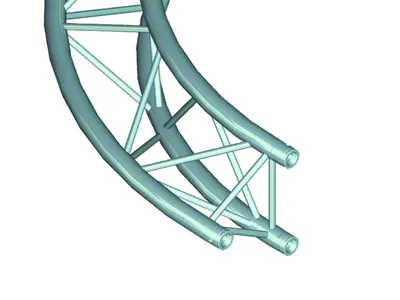 Produktbild von ALUTRUSS TRILOCK E-GL33 Kreiselement 4m out 90° <