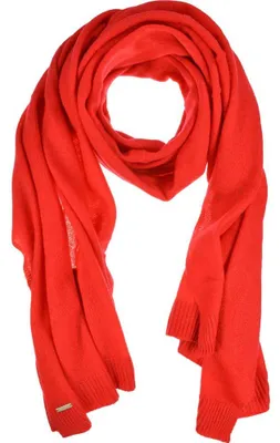 Seeberger reiner Cashmere Schal groß in rot