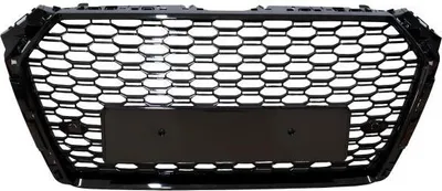 Produktbild von Passend für Audi A4 B9 Grill ohne Emblem ab 16- Schwarz Glanz