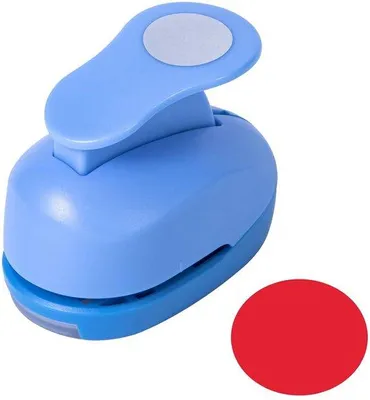Produktbild von Famanu Rundlocher 2,5 cm - Craft Stanzgerät für Karten, Etiketten und Scrapbooking