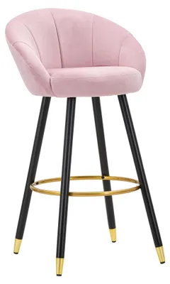 Produktbild von Huanca - Hocker, 55x56x104h cm Rosa, Gepolstert