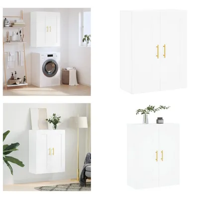 Immagine prodotto di vidaXL Armadio a muro bianco 69,5x34x90 cm Materiale a base di legno - Armadio a muro - Armadio a muro - Armadio - Armadio a muro