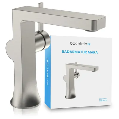 Produktbild von Bächlein Badarmatur Mara - Edelstahl gebürstet