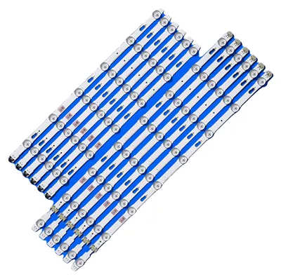 Produktbild von LED-Hintergrundbeleuchtungsstreifen, 1128 mm Länge, 14 LED-Perlen pro Streifen, kompatibel mit verschiedenen TV-Modellen, Spannung 3V, PVC-Material