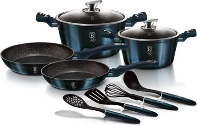 Obrázek produktu pro Berlinger Haus Garnki 10-ele Metallic AquamarineBH6143