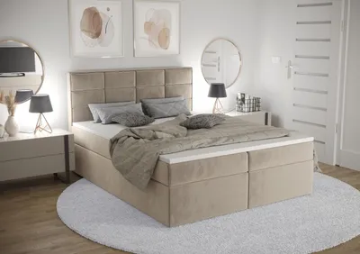 Produktbild von B&B Home Boxspringbett Kaja 160x200 cm – mit Bettkasten