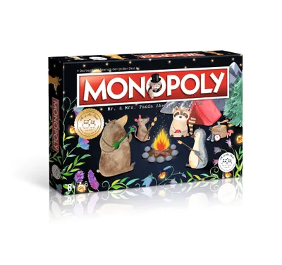 Produktbild von Monopoly Mr. und Mrs. Panda Gesellschaftsspiel Brettspiel Spiel