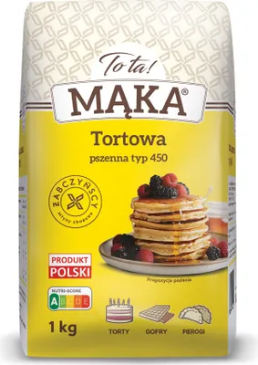 Produktbild von Weizenkuchenmehl Typ 450 1kg - Tota