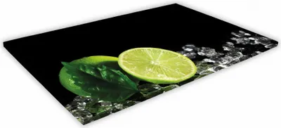 Zdjęcie produktu dla SZKLANA DESKA KUCHENNA 60x30 57d Limonka