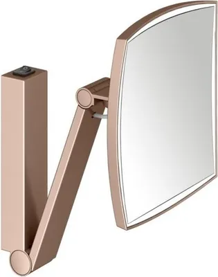 Immagine prodotto di KEUCO iLook_move Miroir de soins de beauté, éclairé, angulaire, avec interrupteur à bascule, 1 couleur de la lumière, 17613299004, 17613299004