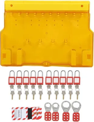 Immagine prodotto di Set di sicurezza con 10 lucchetti e 20 chiavi