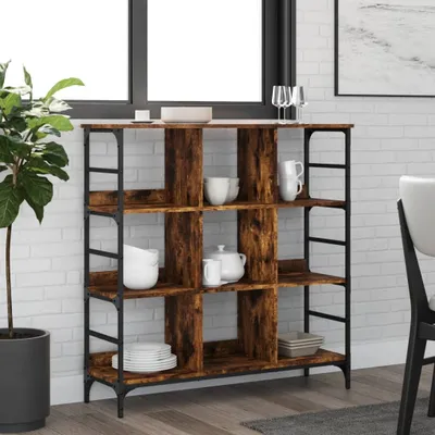Obrázek produktu pro vidaXL Příborník kouřový dub 102x32x103,5 cm materiál na bázi dřeva