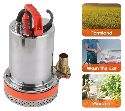 Productafbeelding van Dompelpomp, 8 meter opvoerhoogte, werkt op zonne-energie/batterij, 12V