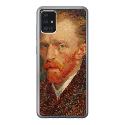 Produktbild von MuchoWow® Handyhülle Schutzhülle Hülle für Samsung Galaxy A52 5G Selbstporträt - Vincent van Gogh Silikon Softcase Handy Hülle - Umschlag