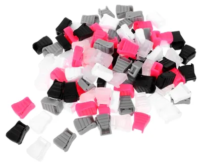 Produktbild von 100 Stück Nylon-Kordelenden für Reißverschlüsse, Kordelstopper und Seilverschlüsse