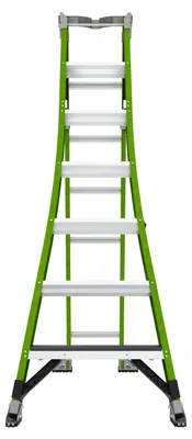 Imagen del producto de TeleCombo - 3 en 1 - Escalera de fibra de vidrio. Tamaño: 8 peldaños - 13948-001