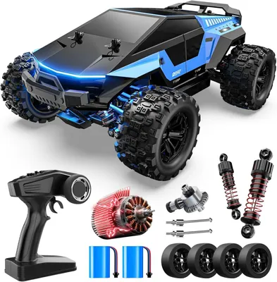 Zdjęcie produktu dla Samochód terenowy RC w skali 1:18 – prędkość do 40 km/h – wodoodporny – w zestawie 2 baterie