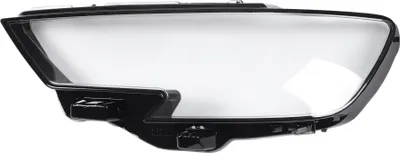 Produktbild von Scheinwerferabdeckung Scheinwerfer Linse Klar Abdeckung für Audi A3 2016-2020 Schwarz, Klar PC 1 Stück Vorne Links Auto