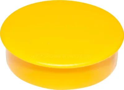 Produktbild von Magnet 4885 rund 38mm 2,5kg gelb 10 Stück Packung mit 40 Stück
