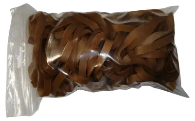 Produktbild von 100 g Gummiringe natur 40 mm Ø 1,2 x 5 mm breit