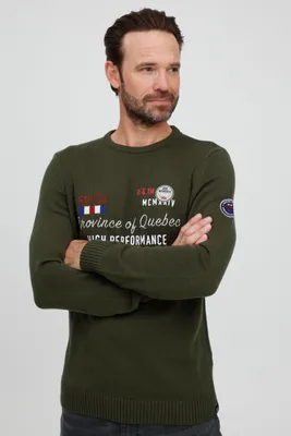 Produktbild von FQ1924 FQErlo Herren Strickpullover Grobstrick Pullover