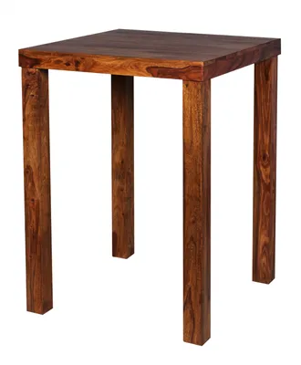 Produktbild von Wohnling Exklusiver Massiver Bartisch 80 cm Tisch Sheesham; WL1.324