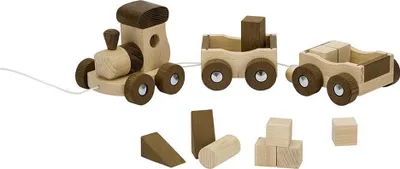 Obrázek produktu pro Goki 55921, Vláček, 2 rok/roky, Dřevo, Hnědá, Dřevo