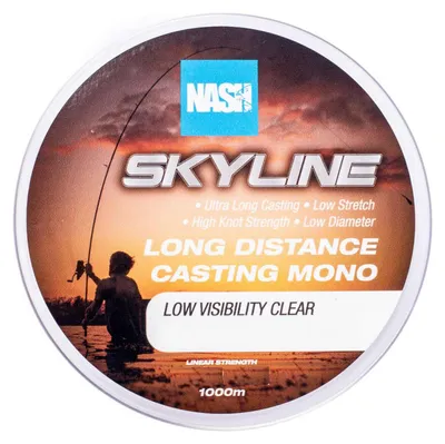 Image de Nash Skyline Mono Clear 15lb 0.35mm 1000m ligne carpe monofilament