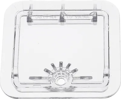 A clear plastic lamp cover for a Beko dryer.