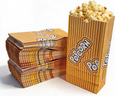 Obrázok produktu pre Vrecúško na udržanie tepla Popcorn 100 kusov 1,3 litra