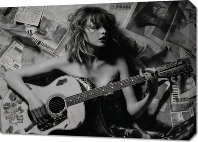 Obrázek produktu pro Obraz 70x50cm Młoda Gitarzystka
