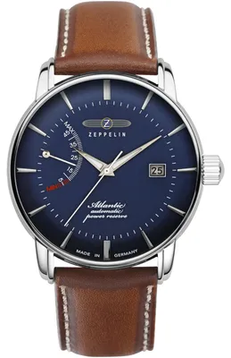 Produktbild von ZEPPELIN 8462-3 Uhr Herrenuhr Lederarmband Datum braun