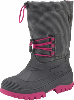 A single winter boot is shown against a white background.